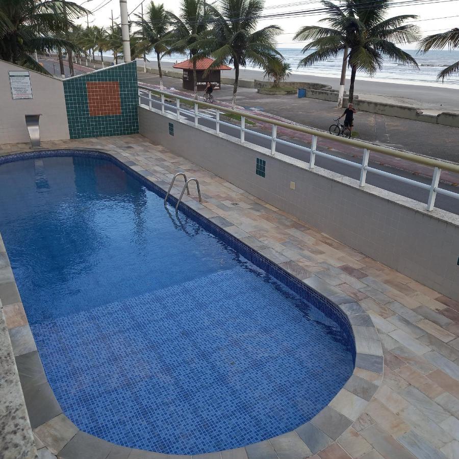 Otimo Apartamento Condominio Frente A Praia Mongaguá المظهر الخارجي الصورة