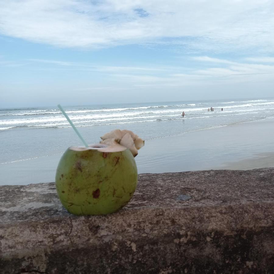 Otimo Apartamento Condominio Frente A Praia Mongaguá المظهر الخارجي الصورة
